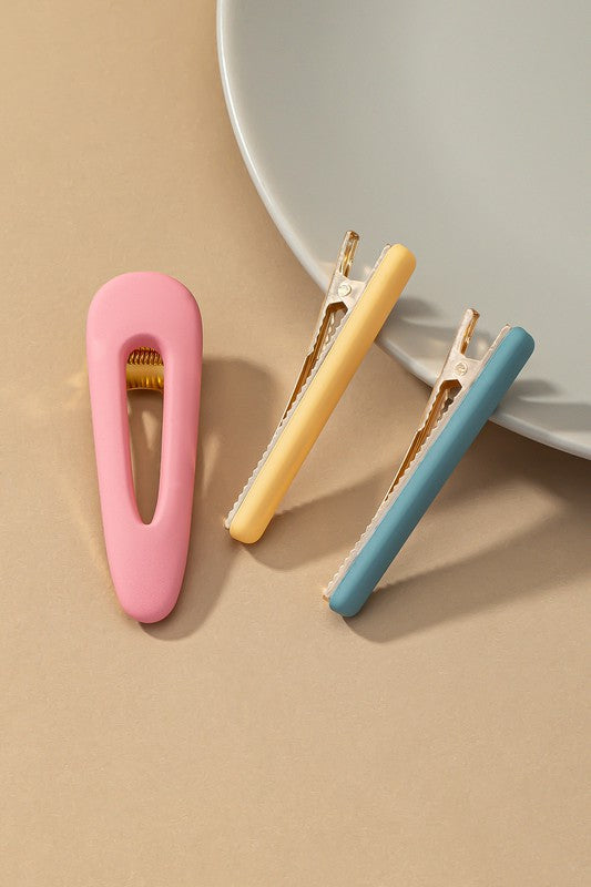 Pastel Dreams Hair Clip Trio