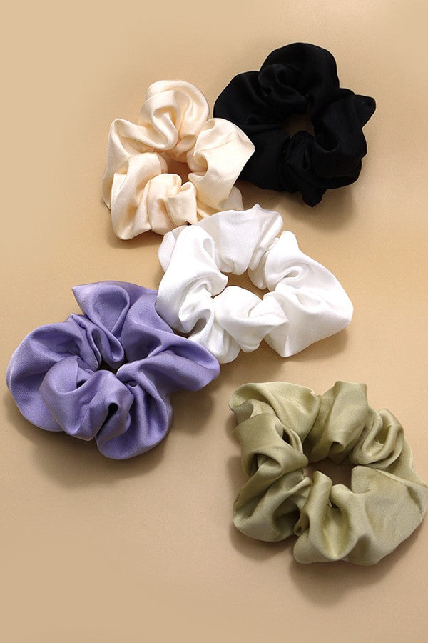 Satin Hair Scrunchies