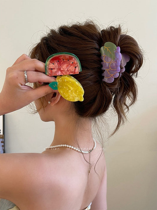 Fruit Hair Claws - Grapes