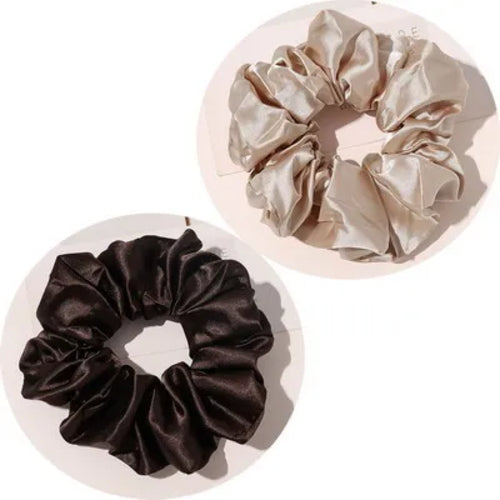 Oversized Stain Hair Scrunchies for Curly Hair