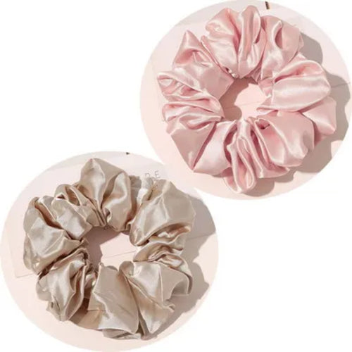 Oversized Stain Hair Scrunchies for Curly Hair