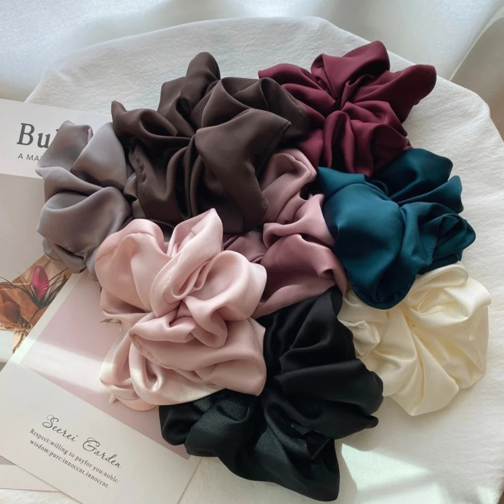 Oversized Silk Scrunchies