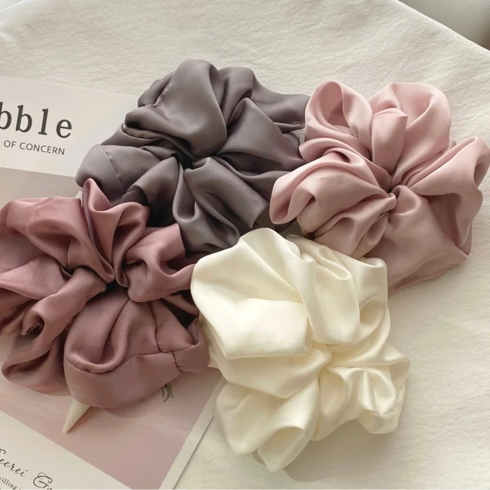 Oversized Silk Scrunchies