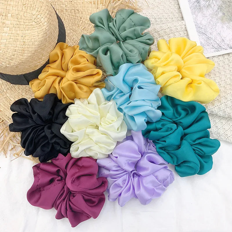 Oversized Chiffon Hair Scrunchie