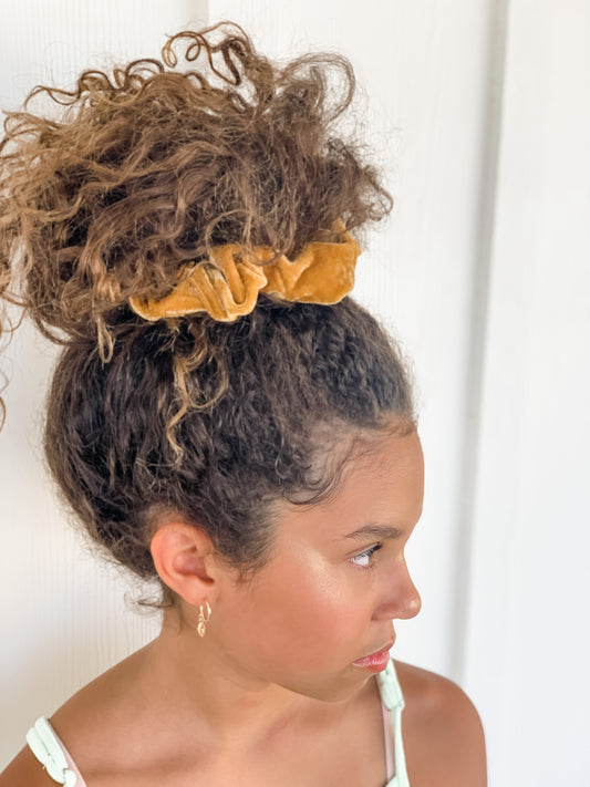 Velvet Curly Hair Scrunchies